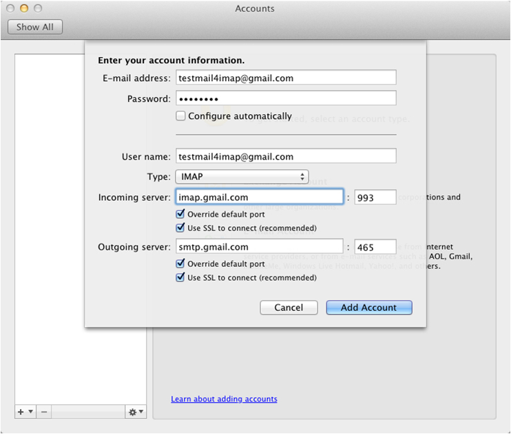 setting outlook 2016 for mac to ask for password